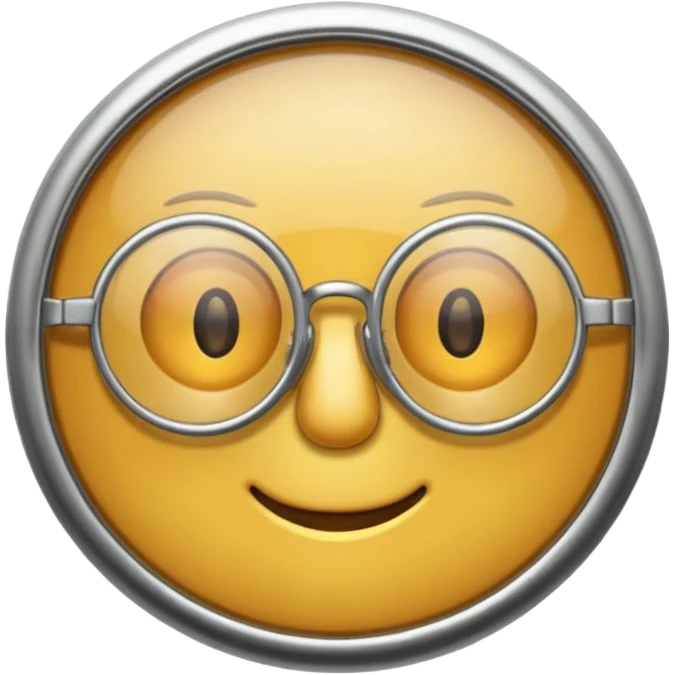Monocle glasses emoji