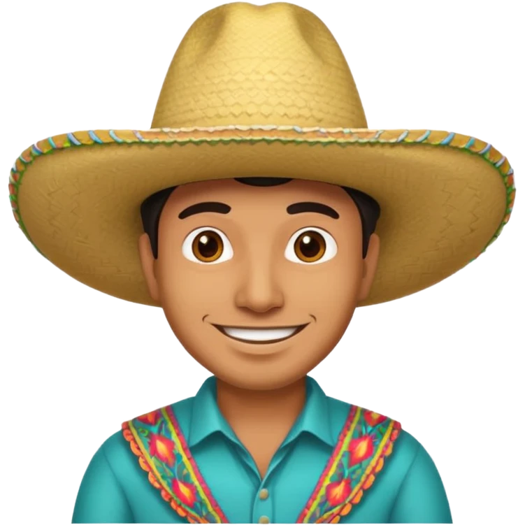 Tejana sombrero hombre emoji