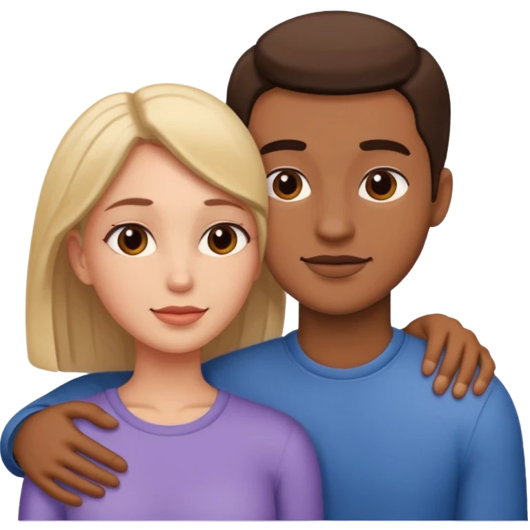 Woman love man emoji