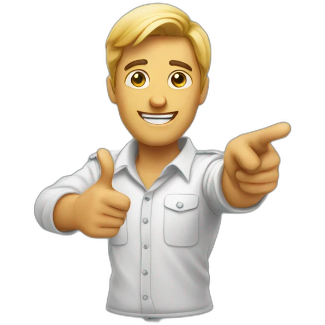 Guy pointing to you emoji