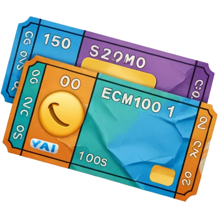 ticket à gratter emoji