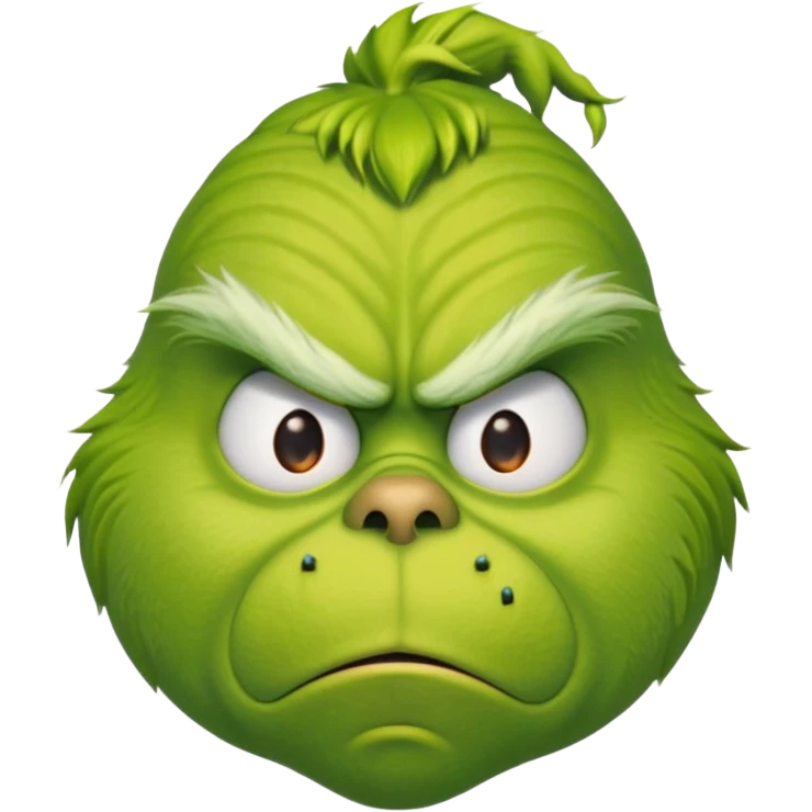the grinch face angry emoji emoji