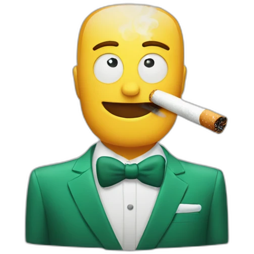smoking menthol cigarette emoji
