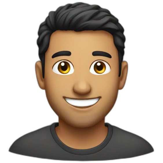 Hassan Khan with smile emoji