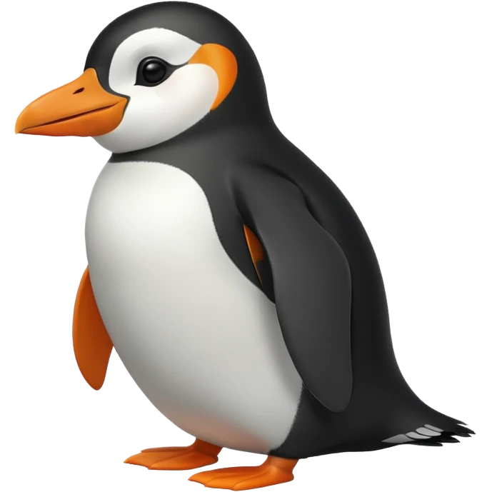 laughing penguin emoji