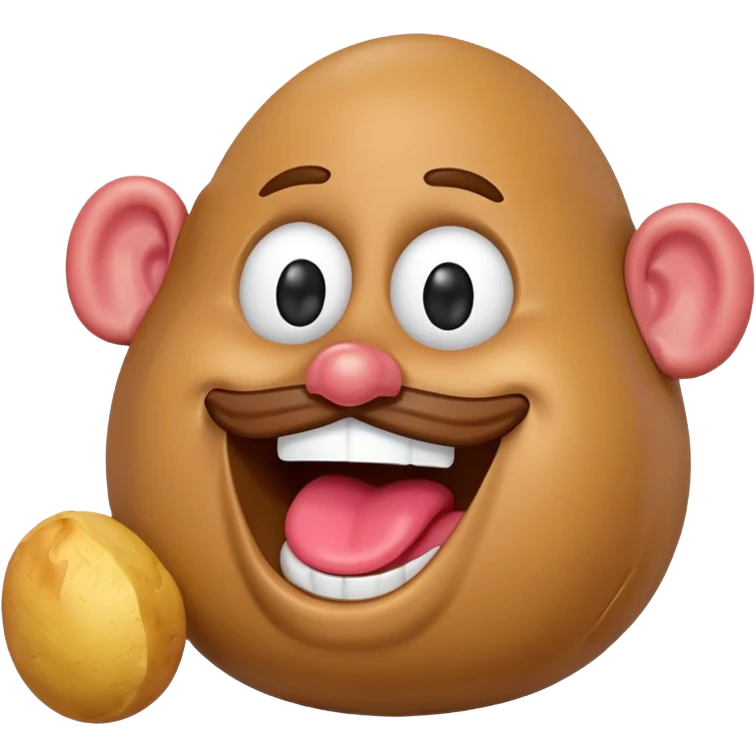 Mr potato head laughing  emoji