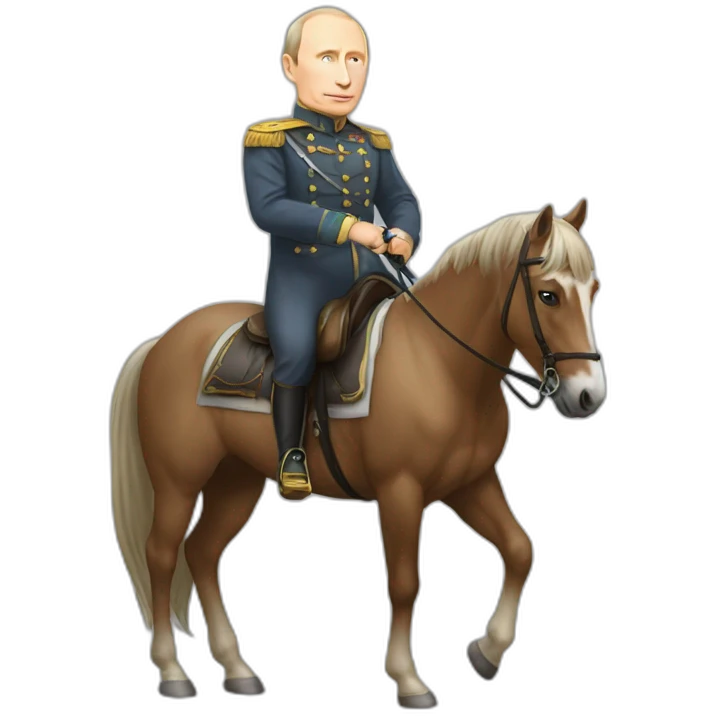 Putin monta a caballo emoji