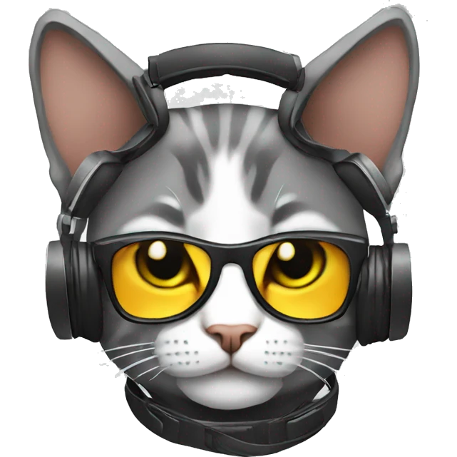 dj cat emoji