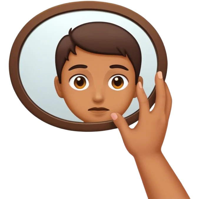 照镜子 emoji