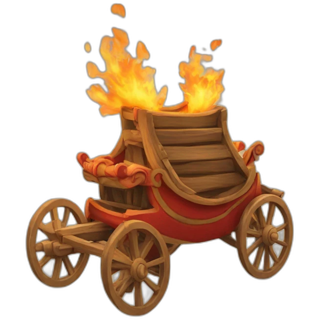 fire chariot emoji