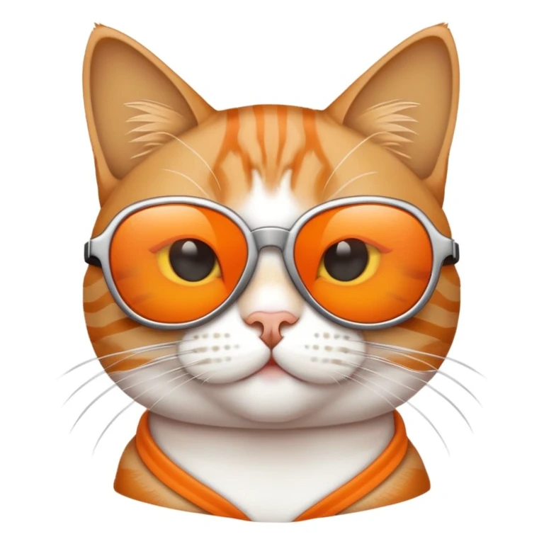 Cat wearing sunglasses emoji