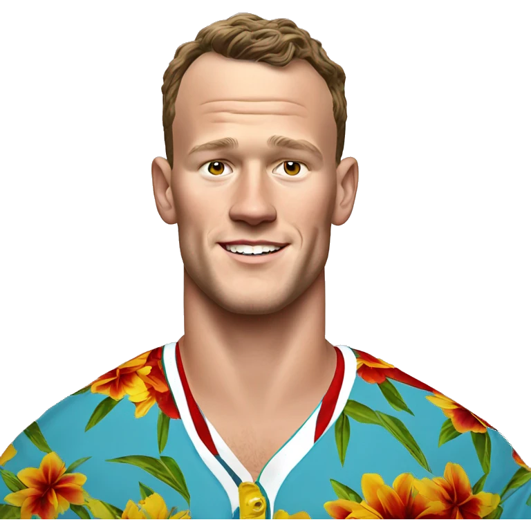 Jonathan Toews as beach bum emoji