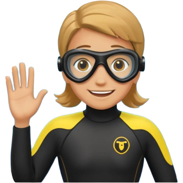 scuba diving fun emoji