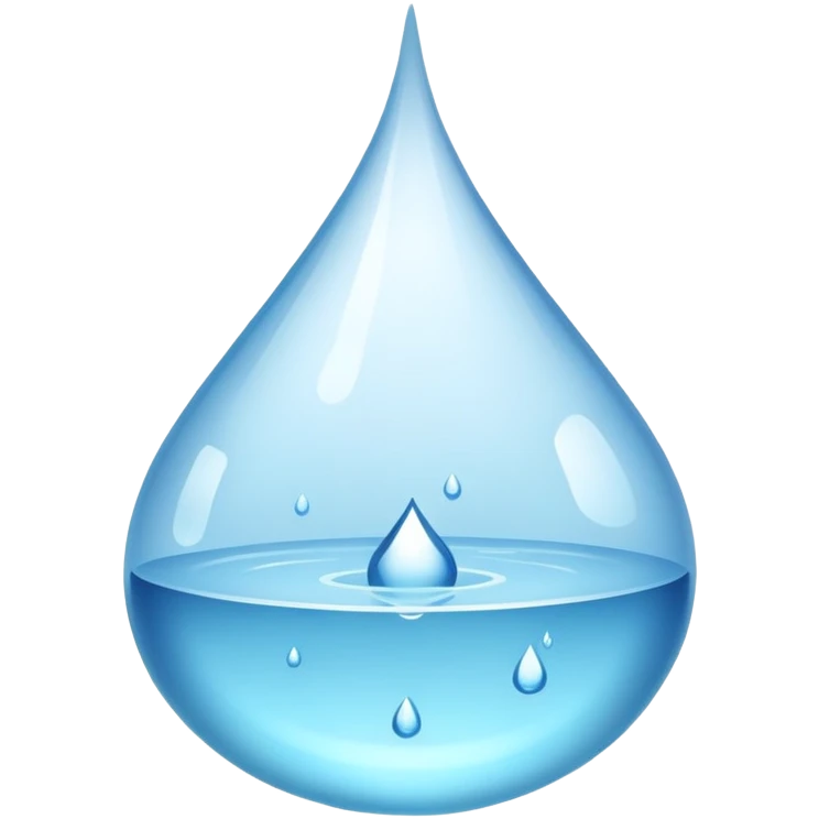 water drop emoji