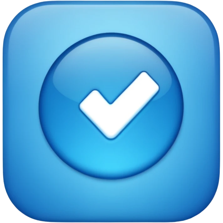 Instagram Blue Tik emoji