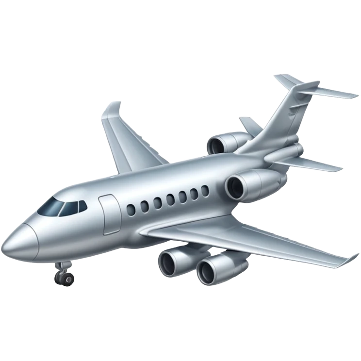 Un avion jet emoji