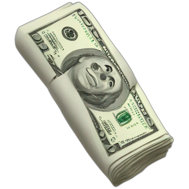 wad of dollars emoji