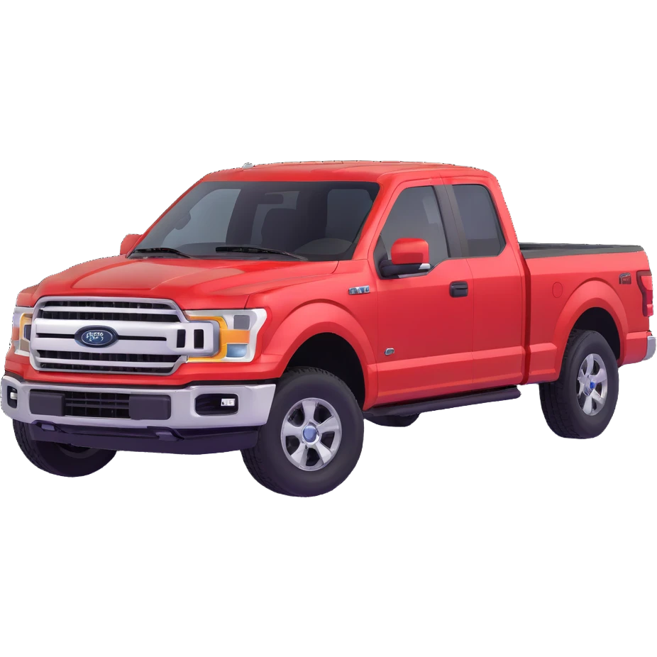 Ford F-150 pickup truck emoji
