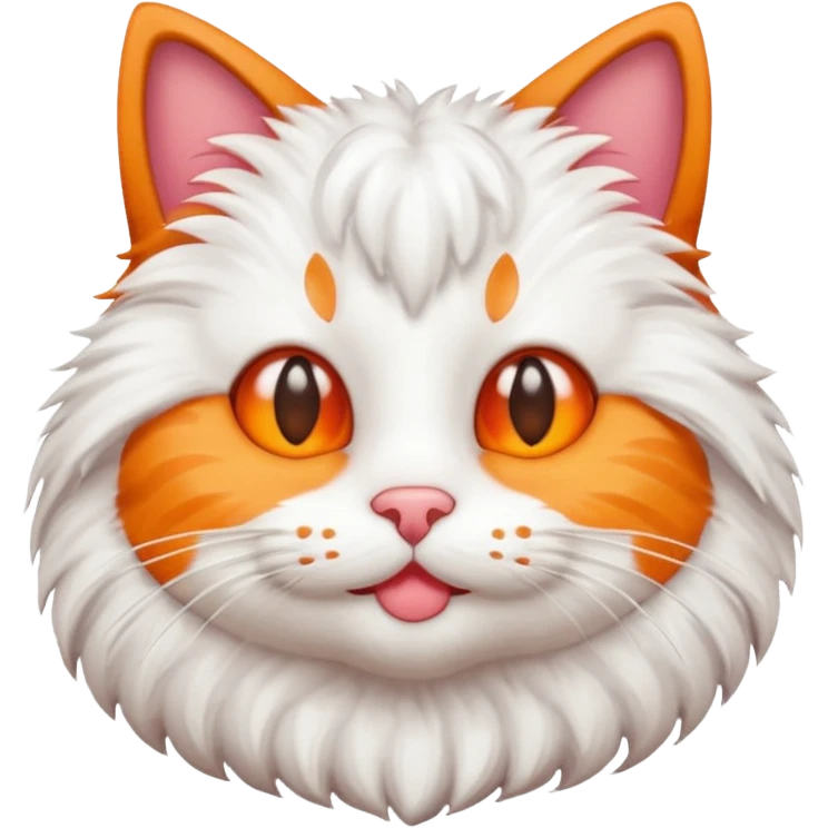 Cat with love emoji emoji