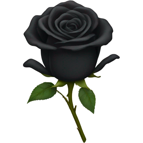 Black rose emoji