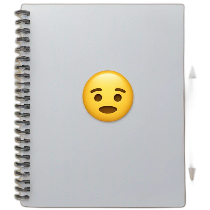 write in a notebook emoji