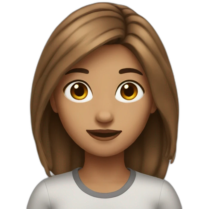 girl-brownlocks emoji
