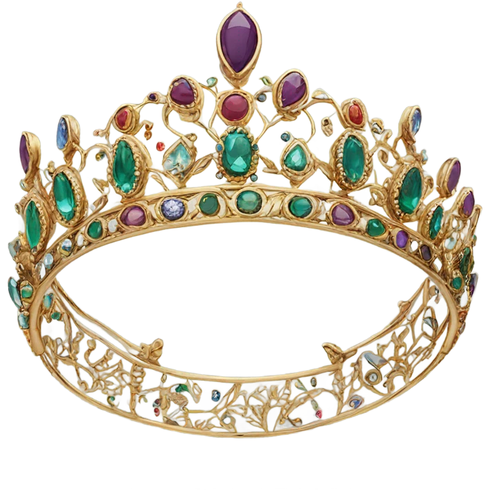 small jewel tiara india  emoji