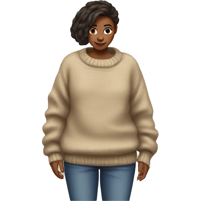 Comfy baggy sweater  emoji