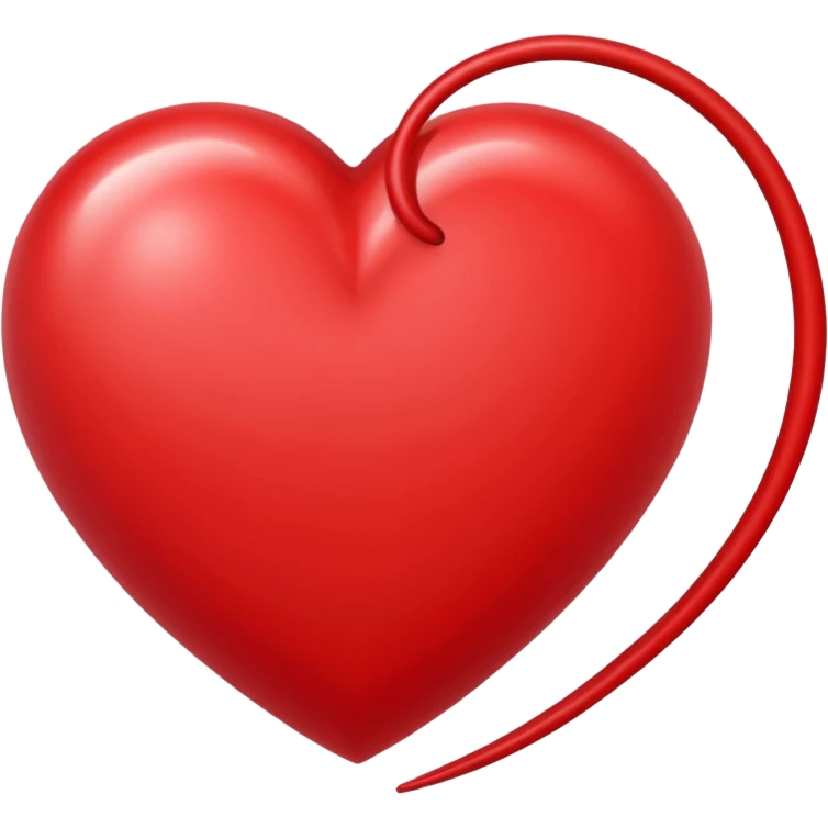 red heart with  ྀི on top of the left half emoji