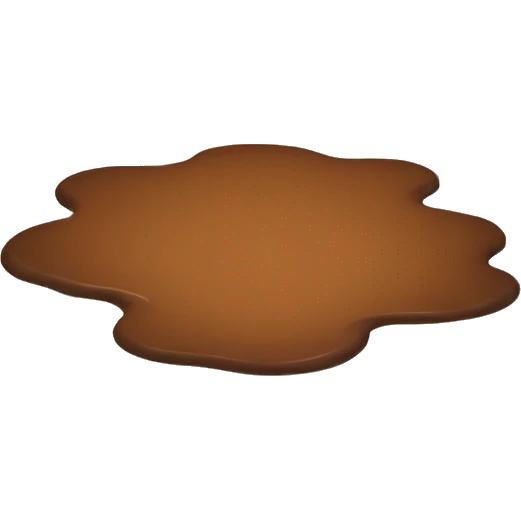 brown puddle  emoji