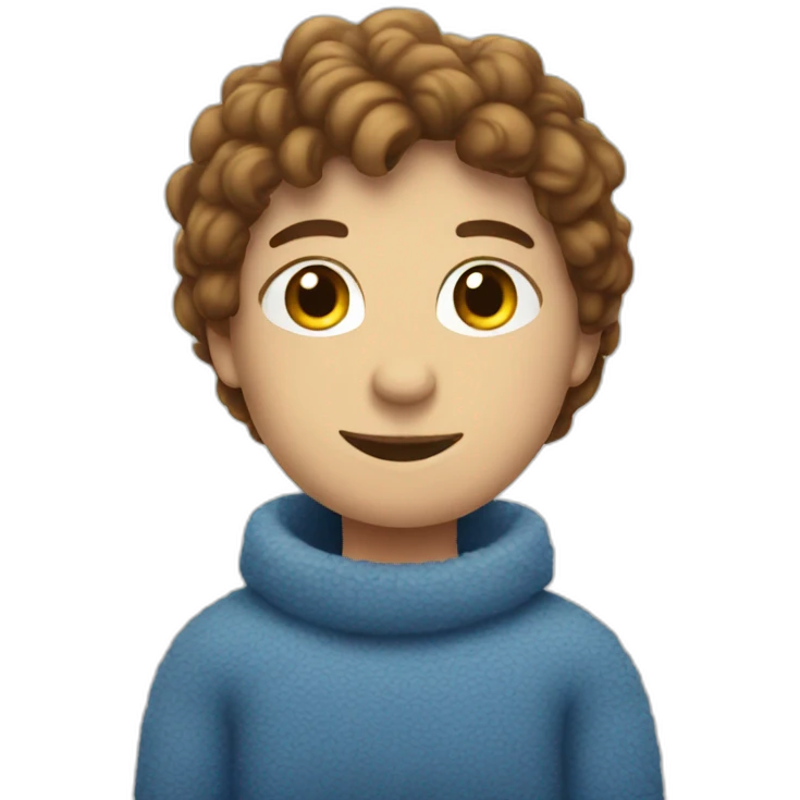 blue cosy domovoy emoji