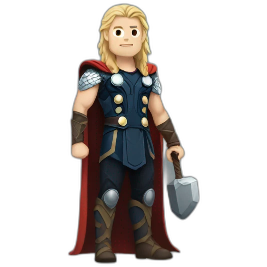 fullbody thor emoji