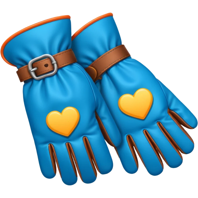 colored gloves emoji