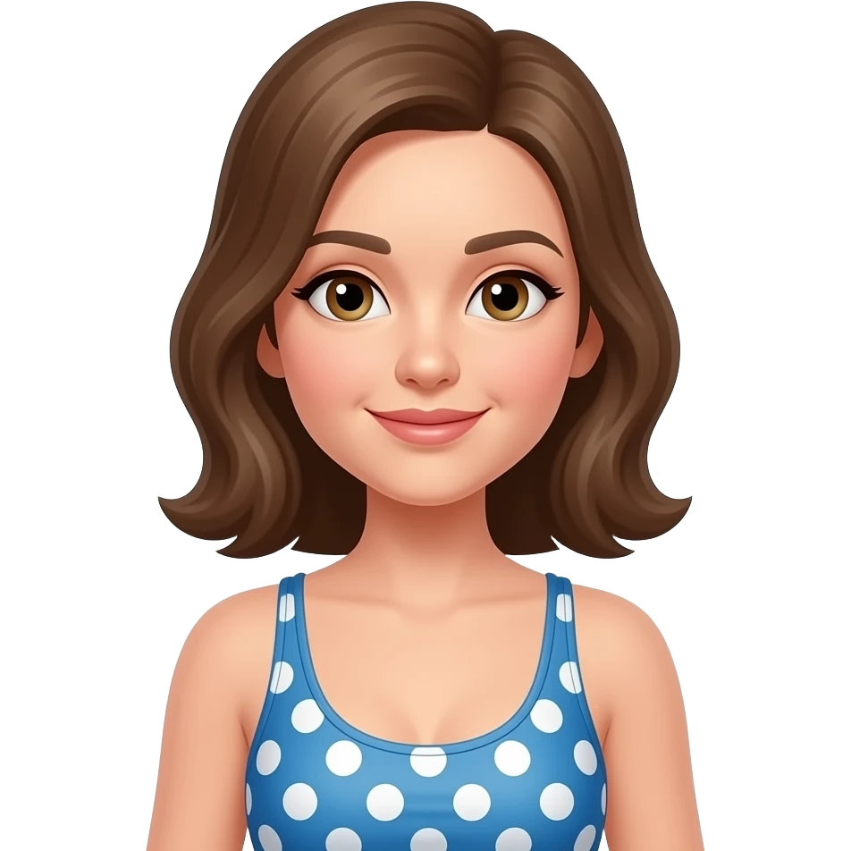mujer traje de baño emoji