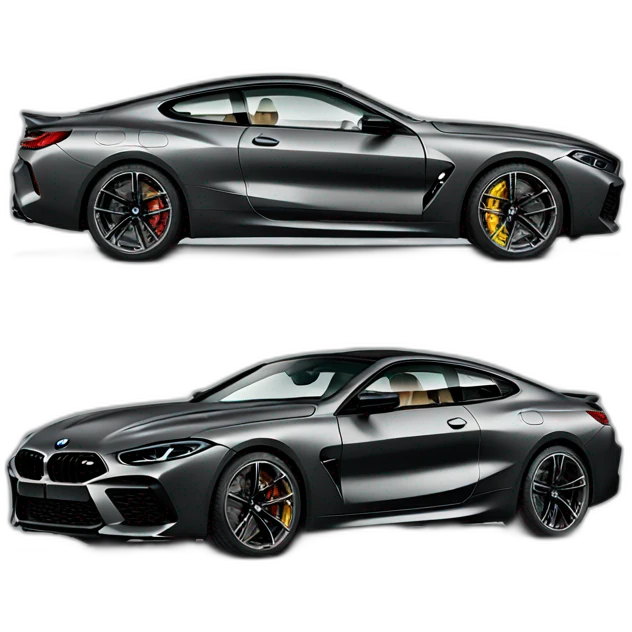 bmw m8 black emoji