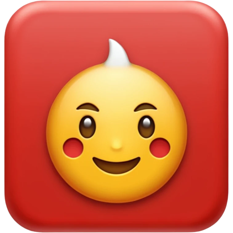 батарейка без энергии , красная  emoji