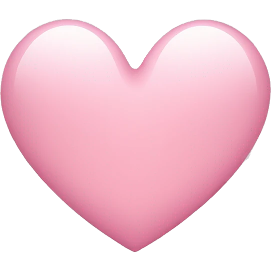 light pink heart emoji  emoji