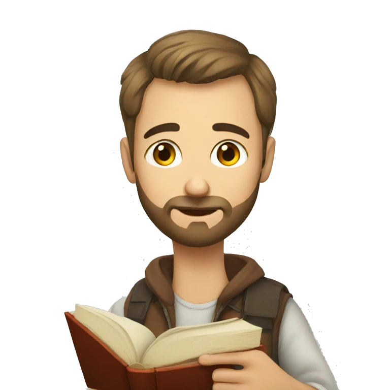 Russian read a book emoji