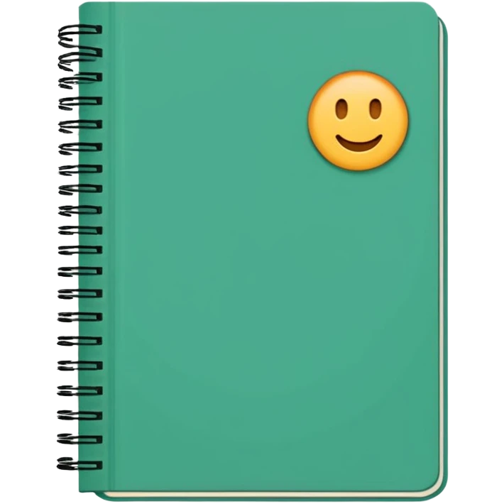 sage green note book emoji