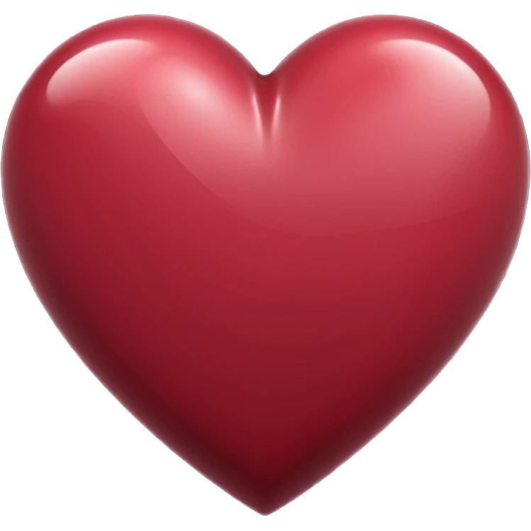 maroon heart emoji