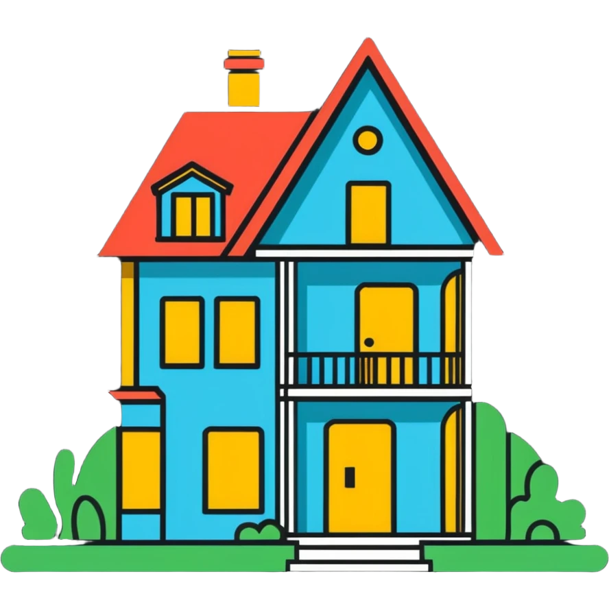 minimal house emoji