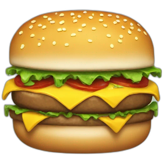 Burger Pixel art  emoji