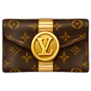 Louis Vuitton money emoji