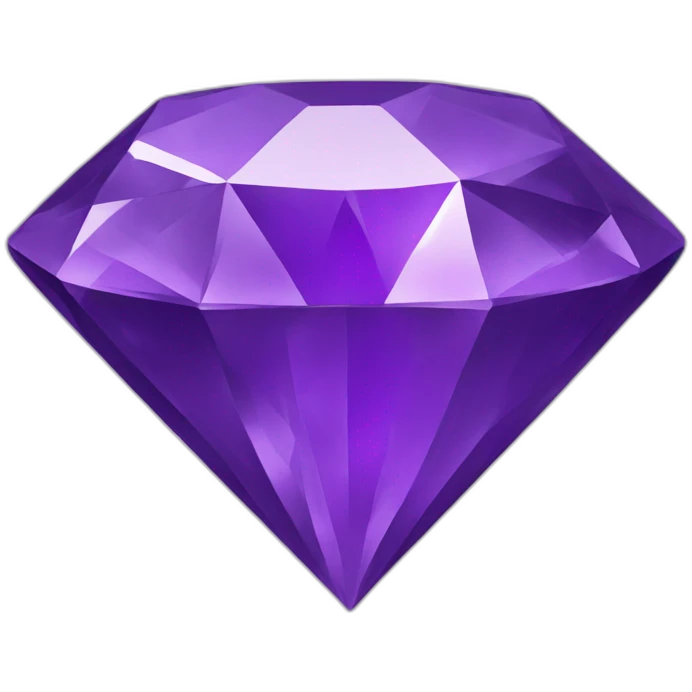 Purple diamond  emoji
