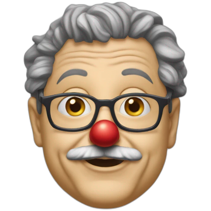 Jena luc mélanchon clown emoji