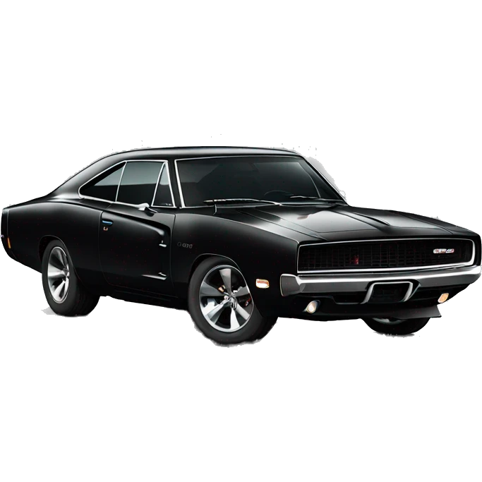 dodge charger black emoji
