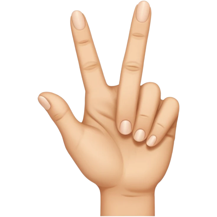 Middle finger emoji