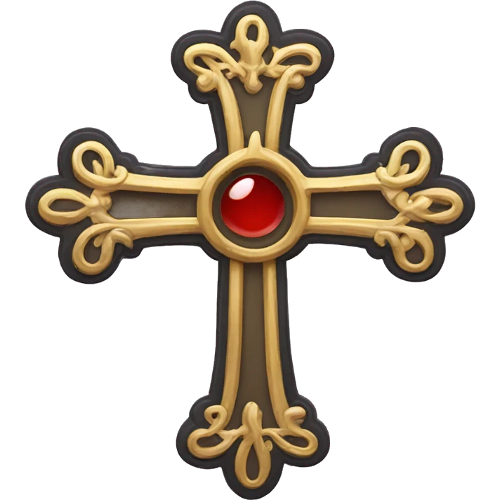 fancy Gothic cross emoji