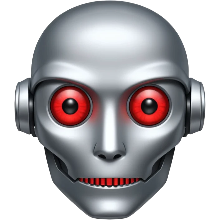evil ai robot emoji