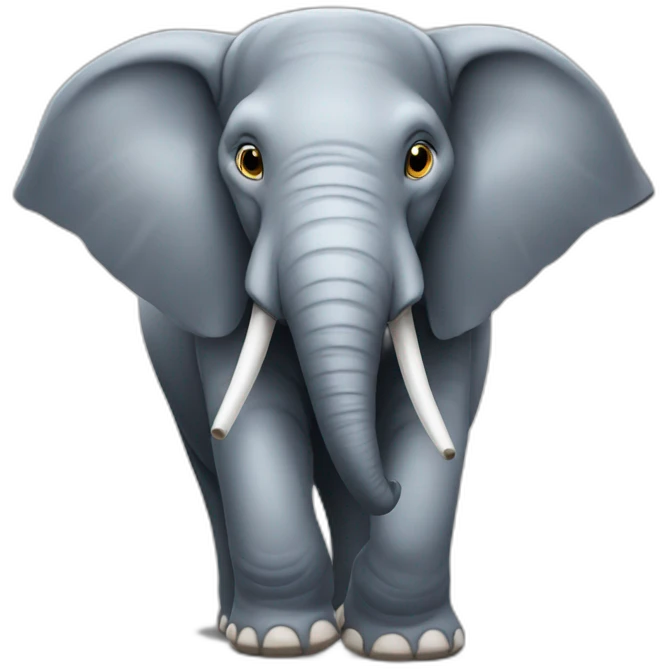 elephant geek emoji